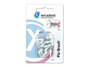 Pic-Brush® Ersatzbürsten - Nachfüllpackung Weiß - fein, Ø 2,0 mm, Packung 12 Stück