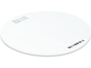 BIOPLAST® Color, Ø 125 mm - Einzelfarben Weiß, Stärke 3 mm, Packung 10 Stück