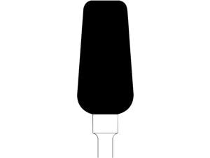 Diamant, Form 405S HP ISO 090, extra grob (schwarz)