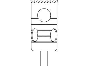 Trepane Figur 229L ISO 080