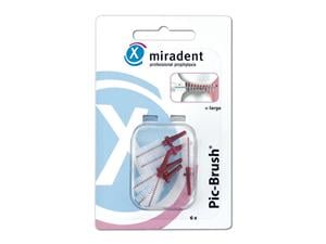 Pic-Brush® Ersatzbürsten - Nachfüllpackung Bordeaux - x-large, Ø 6,5 mm, Packung 6 Stück