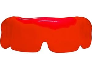 PLAY SAFE® Erkoflex-color, Stärke 4 mm, Ø 125 mm (rund) - Standardpackung, einfarbig Grellrot, Packung 5 Stück