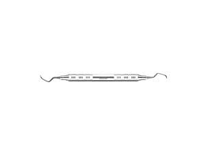 Talon Tough™ Universalkürette, Columbia, mit Edelstahlgriff Figur 4L/4R, deeper shank, posterior