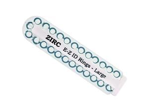 Zirc EZ-ID Markierungsringe, groß (Ø 6 mm) - Nachfüllpackung Blau, Packung 25 Stück