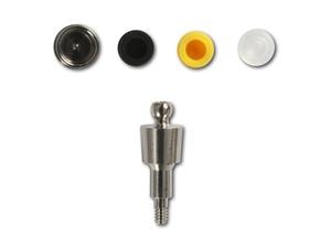 Kugel-Pfosten mit Matrize Ø 4,3 mm Höhe 4,0 mm