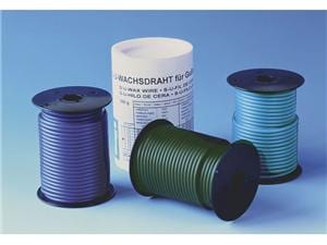 S-U Wachsdraht blau, hart Ø 2,0 mm, Rolle 250 g