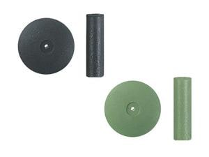 Steelprofi - Schwarz Rad, Ø 22 mm, Stärke 3 mm, Packung 100 Stück