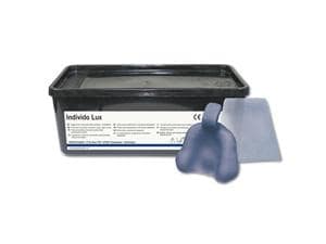 Individo-Lux OK-Platten, blau-transparent, Packung 50 Stück