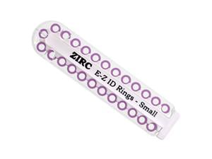 Zirc EZ-ID Markierungsringe, klein (Ø 3 mm) - Nachfüllpackung Neon lila, Packung 25 Stück
