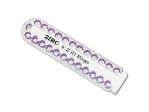 EZ-ID Markierungsringe, klein (Ø 3 mm) - Nachfüllpackung Neon lila, Packung 25 Stück