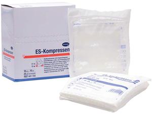 ES-Kompressen - 8-fach, steril Größe 10 x 10 cm, Packung 2 x 25 Stück