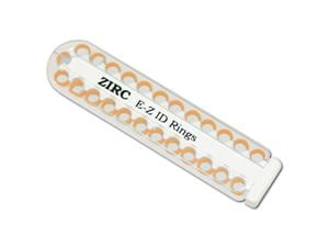 EZ-ID Markierungsringe, groß (Ø 6 mm) - Nachfüllpackung Neon orange, Packung 25 Stück