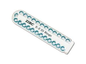 EZ-ID Markierungsringe, groß (Ø 6 mm) - Nachfüllpackung Türkis, Packung 25 Stück