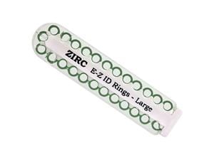 Zirc EZ-ID Markierungsringe, groß (Ø 6 mm) - Nachfüllpackung Grün, Packung 25 Stück