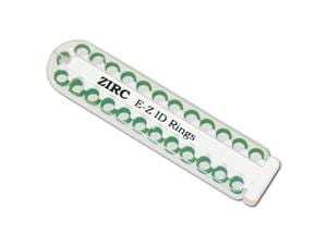 EZ-ID Markierungsringe, groß (Ø 6 mm) - Nachfüllpackung Grün, Packung 25 Stück