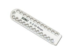 EZ-ID Markierungsringe, groß (Ø 6 mm) - Nachfüllpackung Grau, Packung 25 Stück