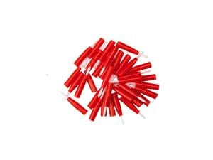 Monoart Pinseleinsätze Fein, weißer Pinsel, Packung 100 Stück