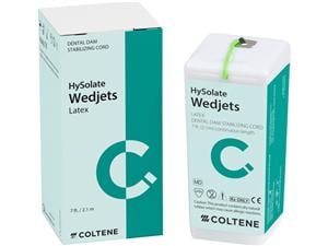 HYGENIC® Wedjets® Non-Latex Befestigungsschnur Extra dünn - grün, Rolle 2 m