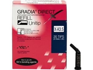 Gradia Direct X, Unitips - Nachfüllpackung X-A3.5, Unitips 20 x 0,16 ml