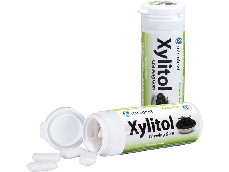 Xylitol Chewing Gum Dose Grüner Tee, Dose 30 Stück Ihr Henry Schein