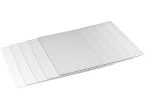 COPYPLAST® C klar, 125 x 125 mm (eckig) Stärke 1 mm, Packung 10 Stück