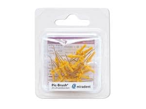 Pic-Brush® Ersatzbürsten - Nachfüllpackung Gelb - x-fein, Ø 1,8 mm, Packung 25 Stück