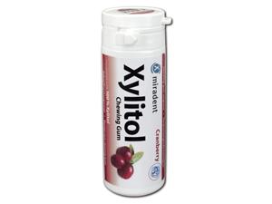 Xylitol Chewing Gum - Dose Cranberry, Dose 30 Stück