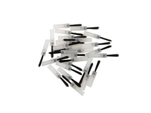 Monoart Pinseleinsätze Medium, schwarzer Pinsel, Packung 100 Stück