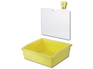 Dentalarbeitsschale 210 mit Platte und Zahnclip Gelb
