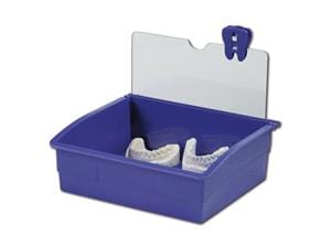 Dentalarbeitsschale 210 mit Platte und Zahnclip Lila
