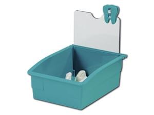 Dentalarbeitsschale 130 mit Platte und Zahnclip Mint