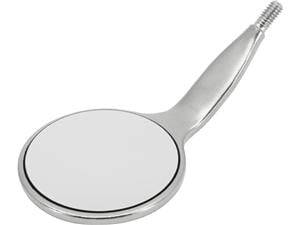 MEGA Mundspiegel Nr. 5 plan, Ø 24 mm, Packung 12 Stück