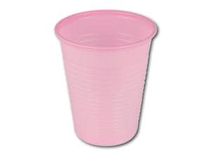 Monoart® Mundspülbecher Einfarbig, 3.000 Stück Rosa