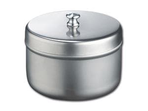 Wattebehälter Edelstahl Größe 95 x 60 mm