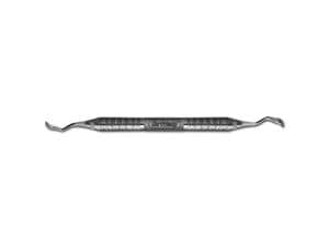 Bone Scraper, Knochenschaber Buser - Griff 6 Figur 2/3 (PPBUSE1/36), Breite 4 / 5 mm