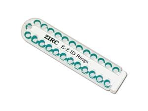 EZ-ID Markierungsringe, klein (Ø 3 mm) - Nachfüllpackung Türkis, Packung 25 Stück