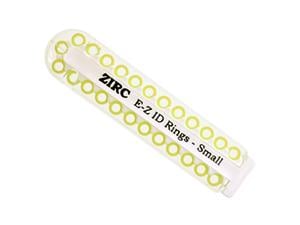 Zirc EZ-ID Markierungsringe, klein (Ø 3 mm) - Nachfüllpackung Neon gelb, Packung 25 Stück