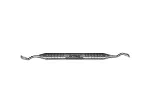 Bone Scraper, Knochenschaber Buser - Griff 6 Figur 1/3 (PPBUSE2/36), Breite 3 / 5 mm