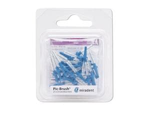Pic-Brush® Ersatzbürsten - Nachfüllpackung Blau - large, Ø 3,0 mm, Packung 25 Stück