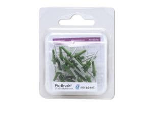 Pic-Brush® Ersatzbürsten - Nachfüllpackung Grün - medium, Ø 2,2 mm, Packung 25 Stück