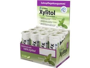 Xylitol Chewing Gum - Display Spearmint, Packung 12 Stück