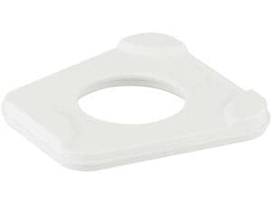 Montageplatte Basic Weiß, Packung 100 Stück