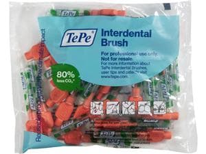 TePe Interdentalbürsten x-soft - Multipack Hellrot - xx-fein, Ø 0,5 mm, Packung 25 Stück