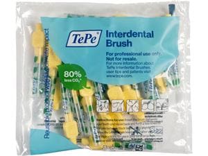 TePe Interdentalbürsten x-soft - Multipack Hellgelb - fein, Ø 0,7 mm, Packung 25 Stück