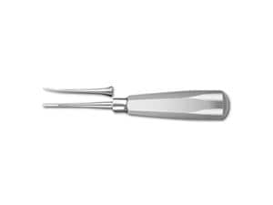Luxationsinstrument, BEIN, Liquid Steel Figur LS589/4, Breite 2,5 mm, gebogen