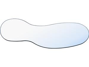 Fotospiegel FS Rhodium doppelseitig ohne Griff Größe 47 x 153 mm