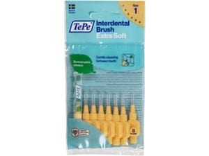 TePe Interdentalbürsten x-soft - Standardpackung Hellorange - xxx-fein, Ø 0,45 mm, Packung 8 Stück