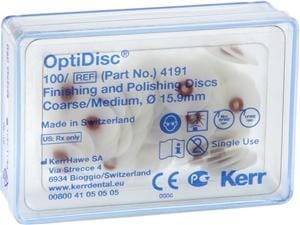 OptiDisc® - Nachfüllpackung Orange - grob / mittel, Ø 15,9 mm, Packung 100 Stück