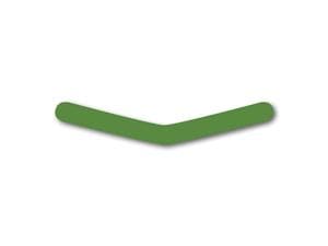 Composi-Tight® Slick Bands - Nachfüllpackung Bleitot (grün), #1 universal, Packung 100 Stück