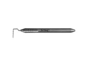 Einendige Parodontometer, Novatech Figur NT15, (1-2-3-4-5-6-7-8-9-10-11-12-13-14-15), Griff 6